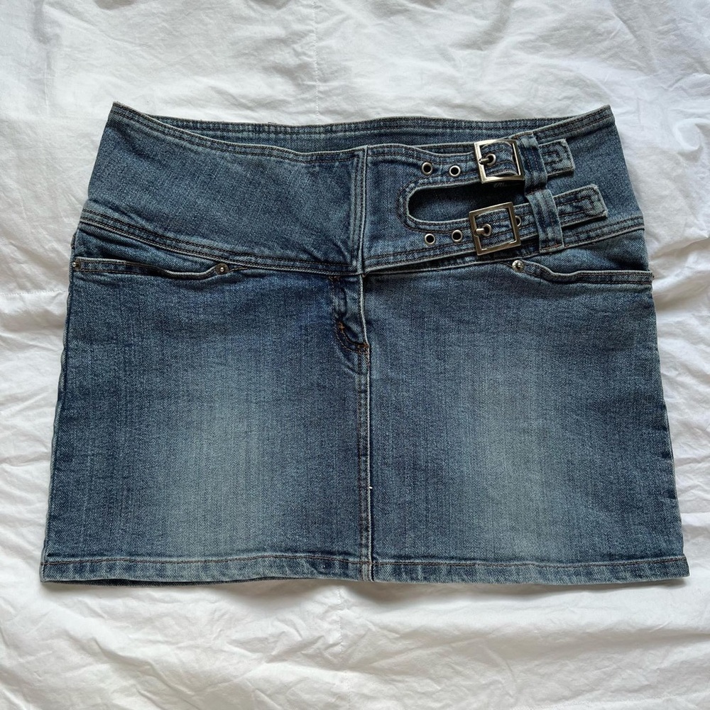 Y2K Denim Mini Skirt